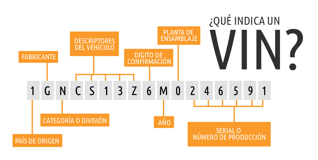 ¿Qué es el número de chasís y para qué sirve?